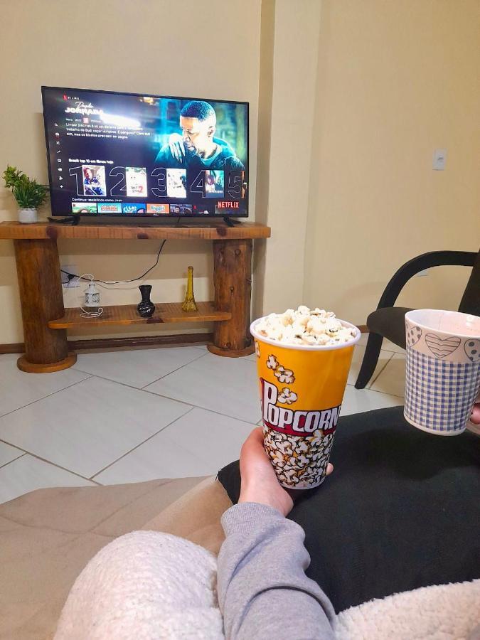Apartamento Cambara Com Churrasqueira E Uma Ampla Sacada Apartman Kültér fotó